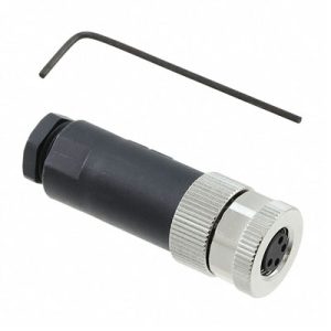 M8 4-Pin Dişi Düz Soket