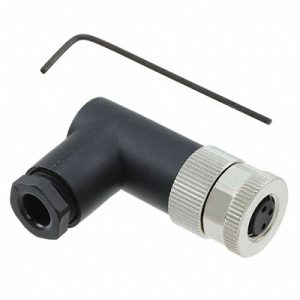 M8 3-Pin Dişi Dirsek Konnektör