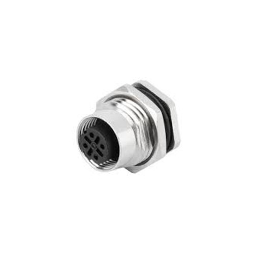 M1205FD-P M12 5-Pin Dişi D Kodlu Panel Soket