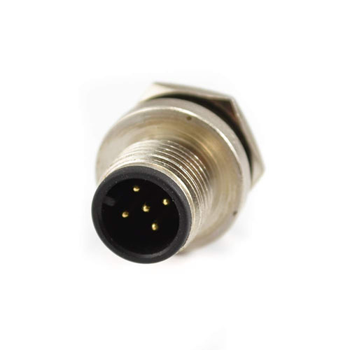 M1205M-P M12 5-Pin Erkek Panel Soket