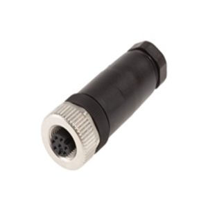 M1208FS M12 8-Pin Dişi Düz Soket