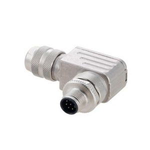 M1208MA-SH M12 8-Pin Erkek Dirsek Metal Soket