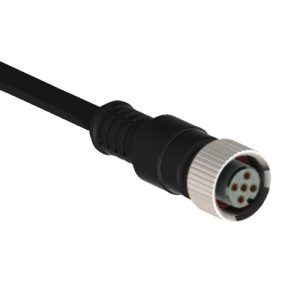 M125FSPC-CB10 M12 5-Pin Dişi Düz 10 mt PVC Sensör Kablosu