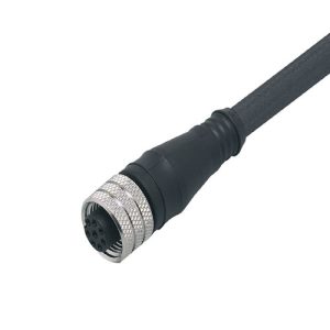 M128FSPC-CB5 M12 8-Pin Dişi Düz 5 mt PVC Sensör Kablosu