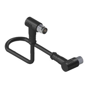 M83FAMAPC-CB03 M8 3 Pin Dişi Dirsek Erkek Dirsek PVC 30cm Kablo