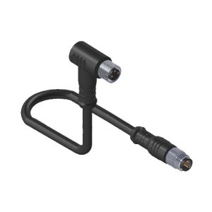 M83FAMSPC-CB03 M8 3 Pin Dişi Dirsek Erkek Düz PVC 30cm Kablo