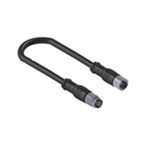 M83FSMSPC-CB03 M8 3 Pin Dişi Düz Erkek Düz PVC 30cm Kablo