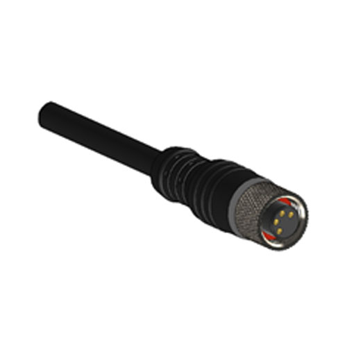 M84FSPR-CB15 M8 4-Pin Dişi Düz PUR 15mt Sensör Kablosu